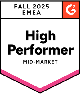 G2 High Performer Fall 2025 EMEA G2 High Performer Fall 2025 EMEA